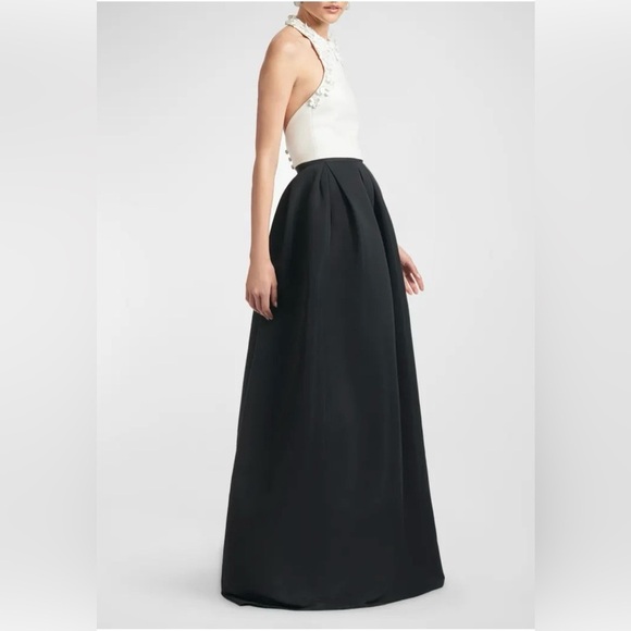 Sachin & Babi -Dominique Pleated Two-Tone Applique Formal Gown Womens Size 6 NEW - Picture 3 of 8